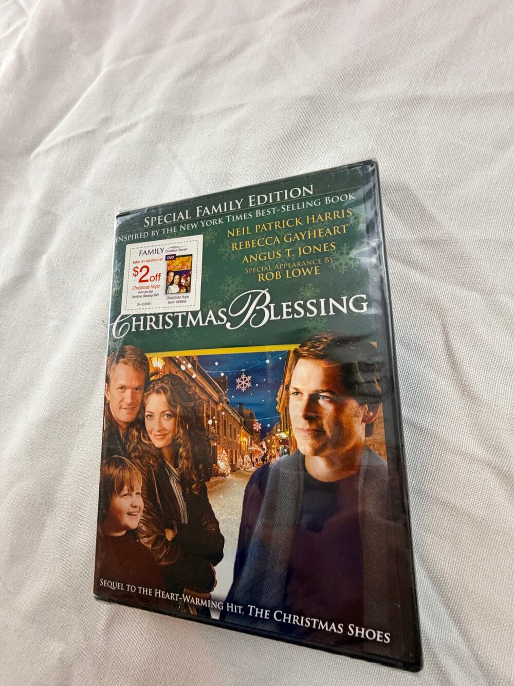 The Christmas Blessing DVD New Sealed Neil Patrick Harris Rob Lowe Family